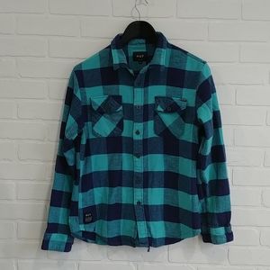 Huf plaid shirt